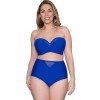 Купить купальный топ-бандо ярко-синего цвета CS001307 Sheer Class от Curvy Kate