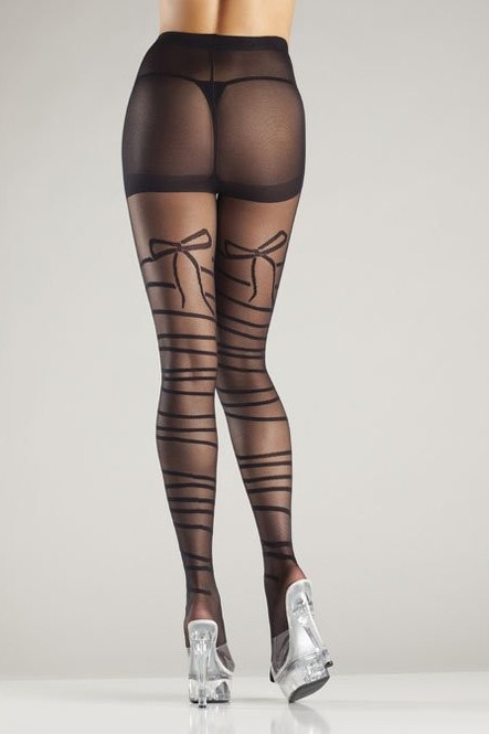 Прозрачные колготки с рисунком Be Wicked