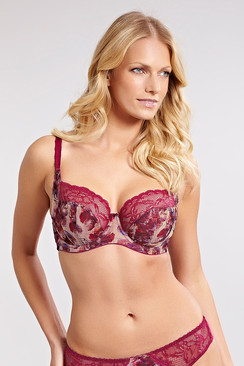 Яркий бюстгальтер  Jasmine в мягкой чашке Autumn Floral от Panache